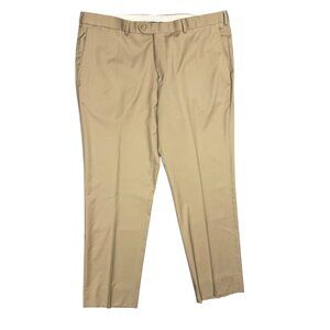 Coppley Dress Pants Loro Piana Four Seasons 130s Wool Trousers Beige 40x31